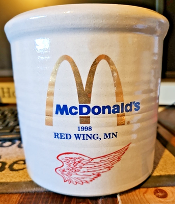RED WING MCDONALDS Crock 1998 Red Wing Minnesota | eBay