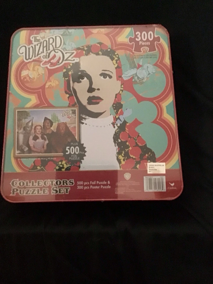 Juego de rompecabezas para coleccionistas del Mago de Oz - 500 piezas de papel de aluminio y 300 piezas de rompecabezas para póster Foto 2 de 2