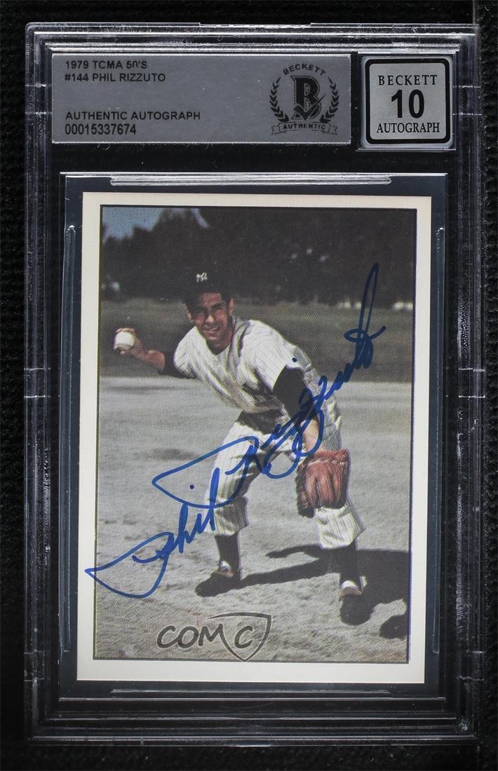 1979 TCMA Baseball History Series the 1950's Phil Rizzuto #144 HOF ow6