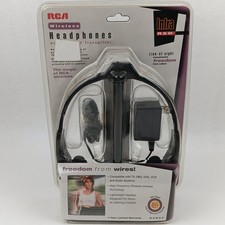 RCA Wireless Headphones Infrared WHR50 TV DVD Audio System Lightweight New