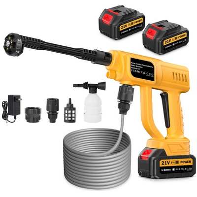 #ad Cordless High Pressure Cleaning Gun Set Water Truck Jet Cleaner $47.99