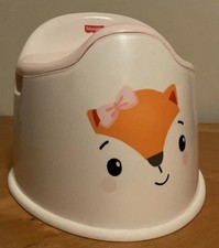 2015 Mattel Fisher Price Fox Potty Training Seat For Toddlers W/Removable Seat