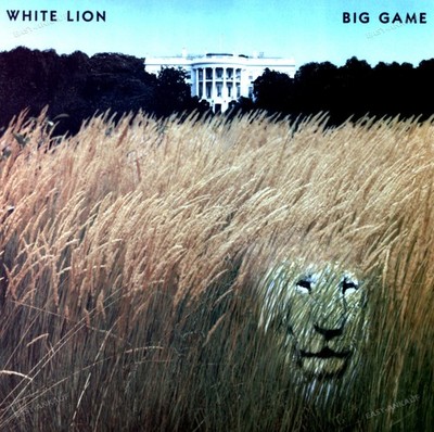 White Lion - Big Game LP + Poster (VG+/VG) '.