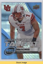 2025 Upper Deck World of Sports Prospective Talent Blue Van Fillinger READ 1os5