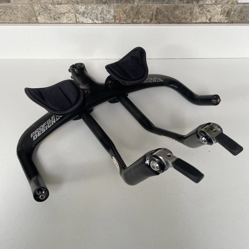 Profile Design Carbon TT Aero Bars, 400mm C-C x 100mm stem