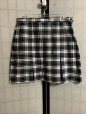 Becky Thatcher- Catholic School Girl Plaid Skirt Size 20 Teen Black/White