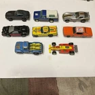 Hot Wheels Assorted Lot of 8 Vintage Toy Cars, 1970s and 1980s Era