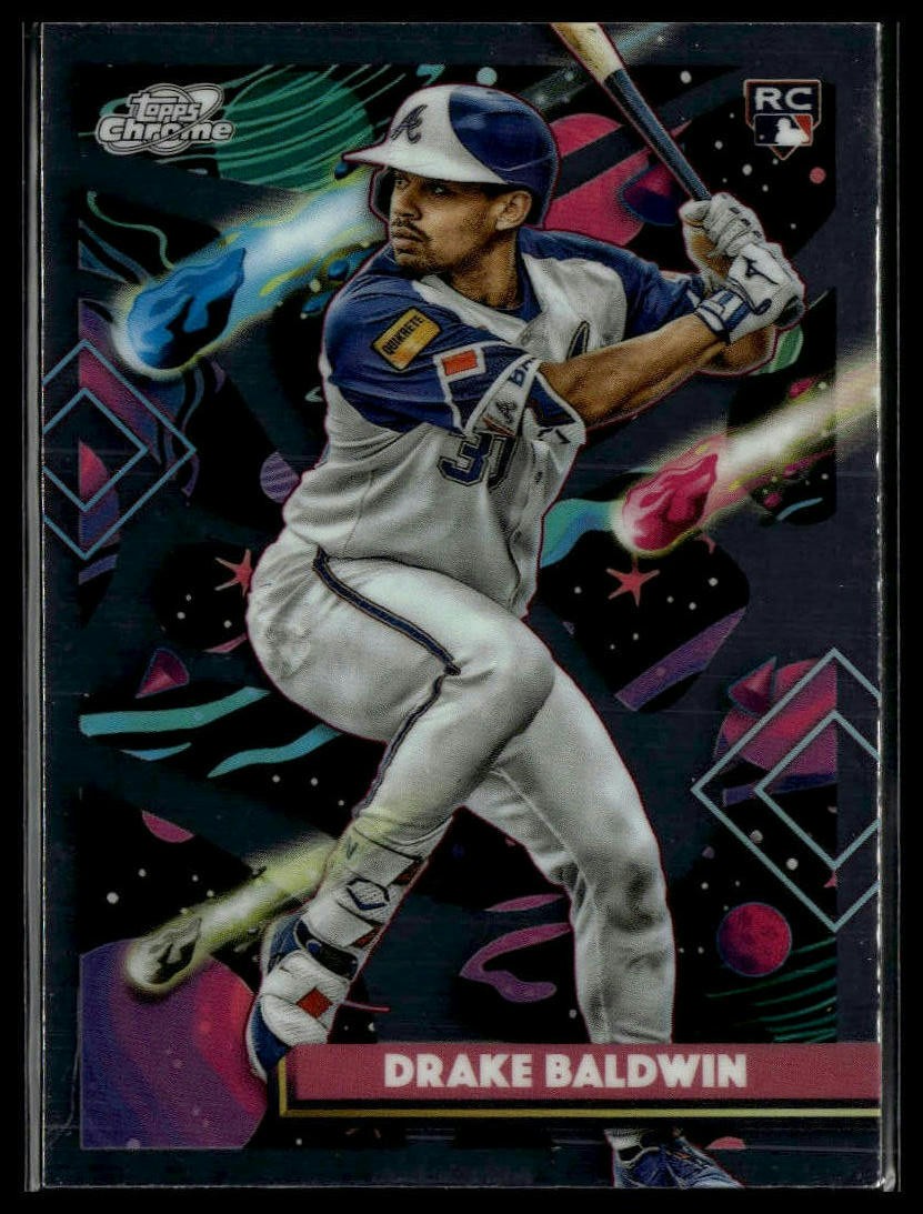 2025 Topps Chrome Cosmic #96 Drake Baldwin Refractor