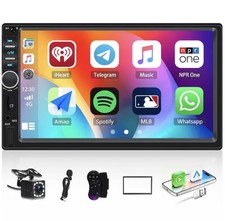 Wireless CarPlay Android Auto – 7 Inch Touch Screen - Double Din Car Stereo