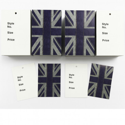 1000 Union Jack Kleiderschilder Tickets Preis Style Größe Designer Etiketten unbesaitet
