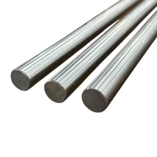 0.375 (3/8 inch) x 18 inches (3 Pack), 4140 HT Alloy Steel Round Rod, TGP