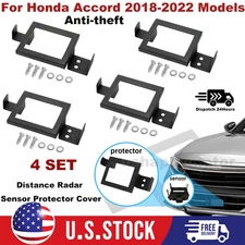 4 X Distance Radar Sensor Protector Covers For Honda Accord 2018-2022 Anti-theft