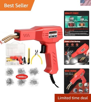 Upgraded Plastic Welder, 1000PCS Staples, Pure Copper Transformer, Rapid Heat...