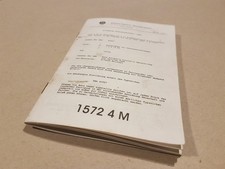 ABE Tüv Gutachten EXIP 15724 7x15 Alufelgen Ford Oldtimer KBA 43527