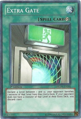 3 x Extra Gate - PHSW-EN056 - Super Rare - 1st Edition Near Mint, English YGO