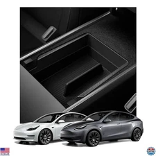 Spigen Armrest Console Organizer for Tesla Model Y (2020-2024) & 3 (2017-2023)