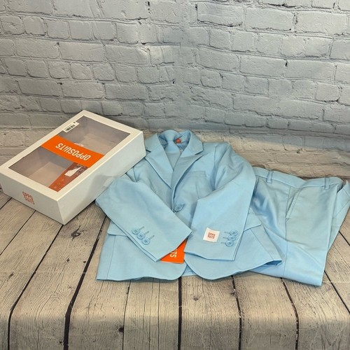 Opposuits Powder Blue 3 Piece Boy’s Suit Sz: 6Y New Box Damaged