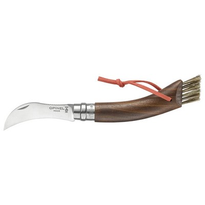 OPINEL FRANCE No.08 MUSHROOM KNIFE BLACK WALNUT HANDLE (003250) - BRAND NEW
