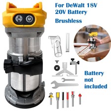 Brushless Cordless Electric Hand Trimmer Router Laminate Tool For Dewalt 18V New
