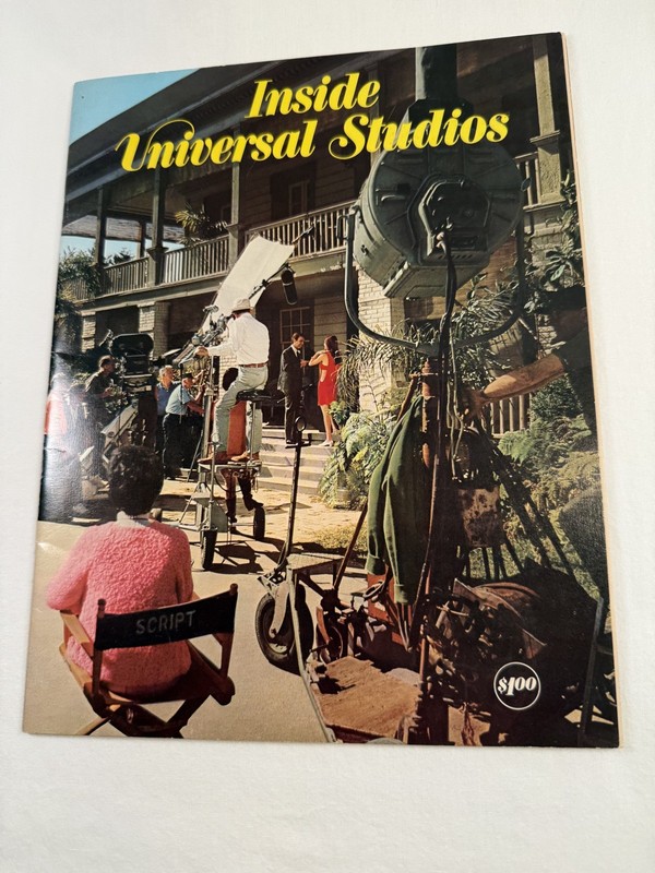 1971 INSIDE UNIVERSAL STUDIOS Souvenir Guidebook Program