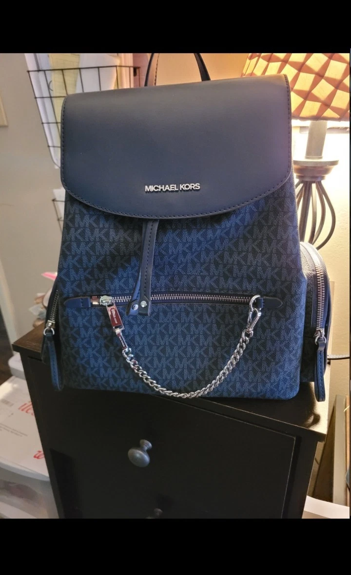 Michael Kors Backpack Blue Bags & Handbags for Women for sale - eBay