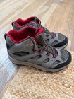Merrell Moab 3 Mid Waterproof Kids Hiking Boots Gray Red Size US 2.5 MK265701 — photo 2