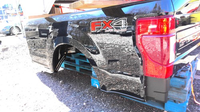 #ad 8FT BLACK HAS LED Pickup Box bed Assembly FORD F250 SD PICKUP 17 18 19 20 21 22 $550.00