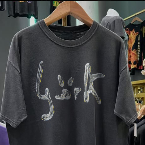1993 Bjork 'Acclaimed Single' Faded T-Shirt Black XL