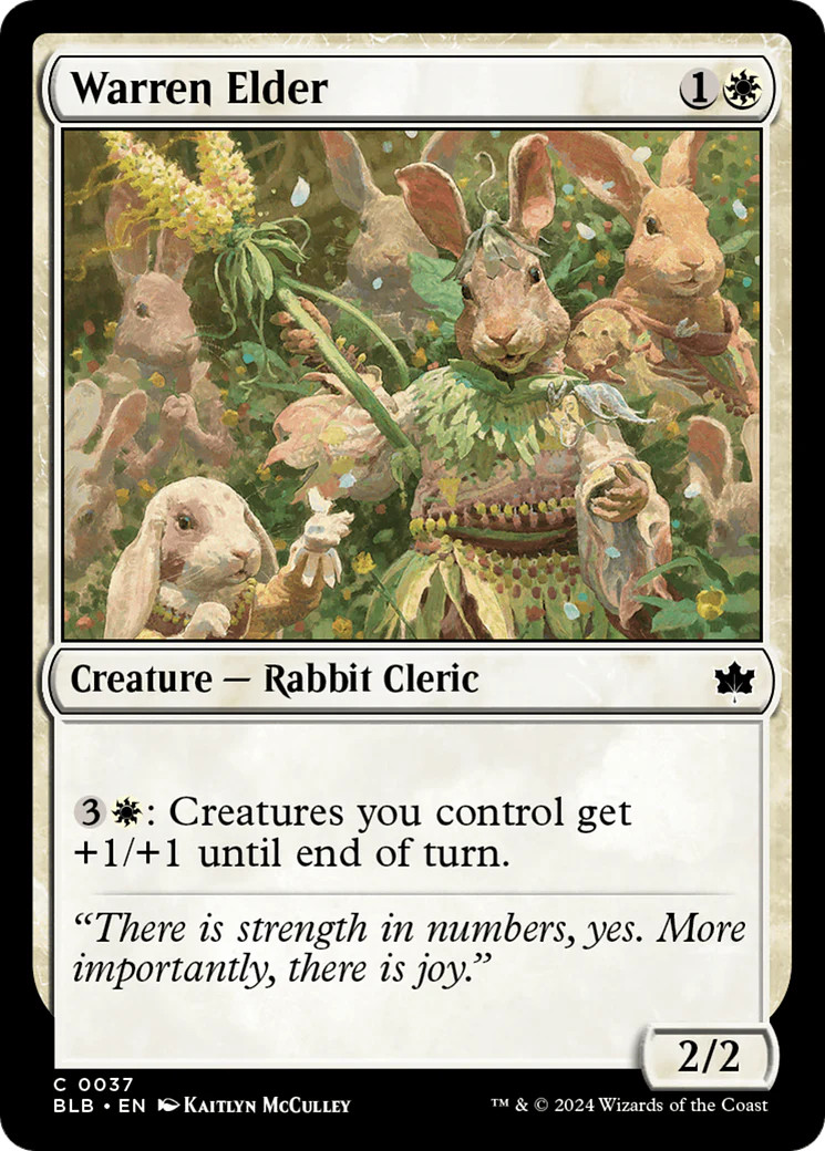 Warren Elder [Bloomburrow] Magic MTG