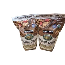 Kirkland Ancient Grains Probiotic Granola Organic 2 Pk 35.3 oz Bag Nature's Path