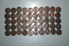 1938 S Lincoln Wheat Cent VF-AU Roll Of 50 Coins  RL143