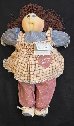 Vintage 1991 Cabbage Patch Kids Crystal Edition Easter Doll “Spring Tina” With T