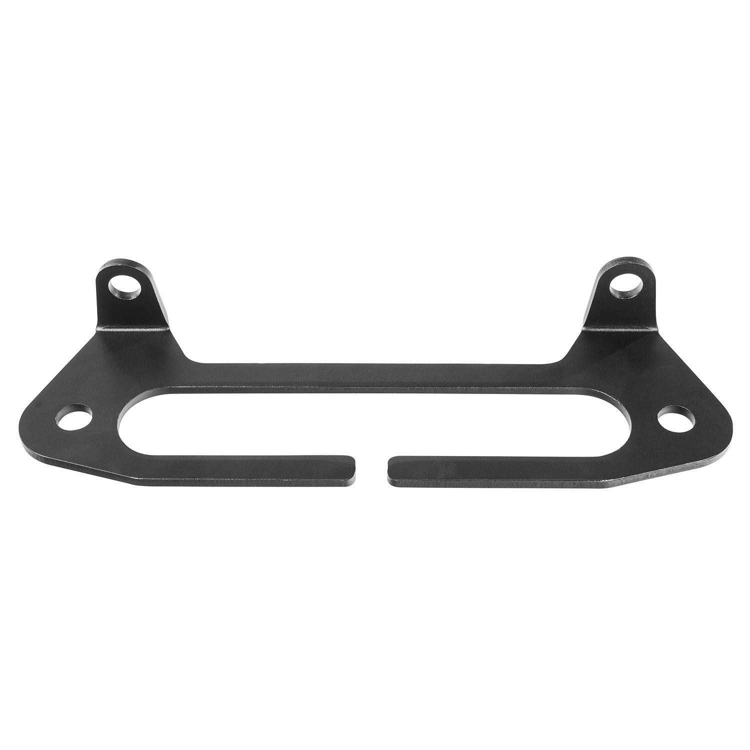 Support de barre LED pour guide-câble à écubier de treuil tout-terrain en acier noir