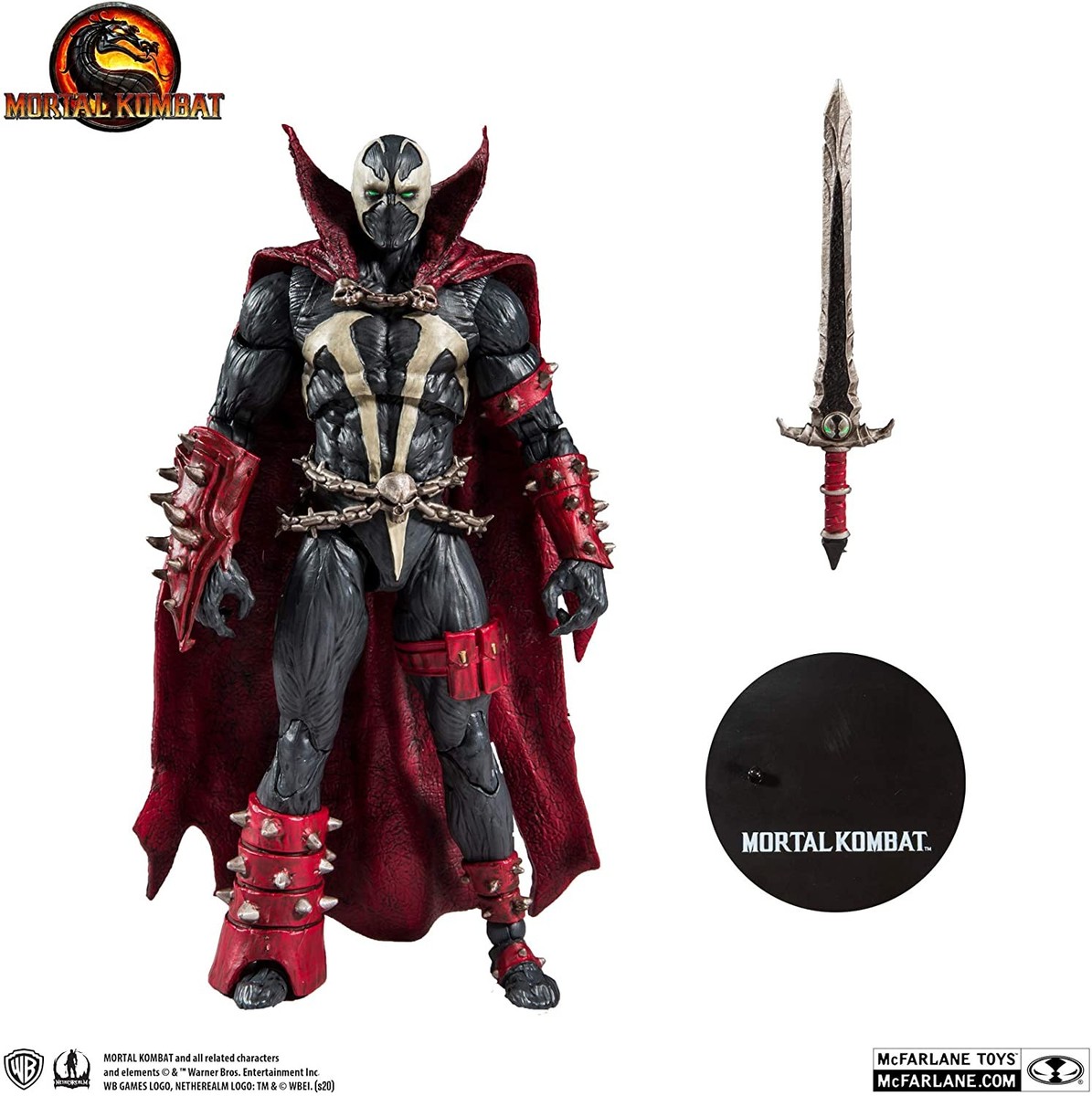 Mortal Kombat Spawn フィギュア Mortal Kombat 7 Inch Action Figure Spawn - Spawn With Sword