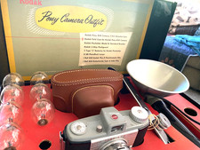 Antique Kodak Pony 828 Camera USA Box Anaston Lens Photoflash Lamps 019-001