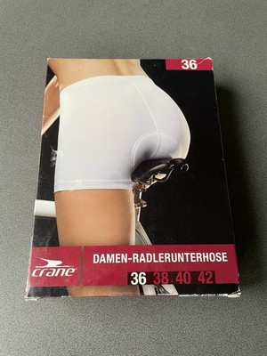 Damen-Radlerunterhose mit Polster Gr. S (36) weiß - neu in OVP