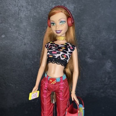 Barbie My Scene Kenzie OOAK Red Hair Green Eyes Freckles Y2K Rare