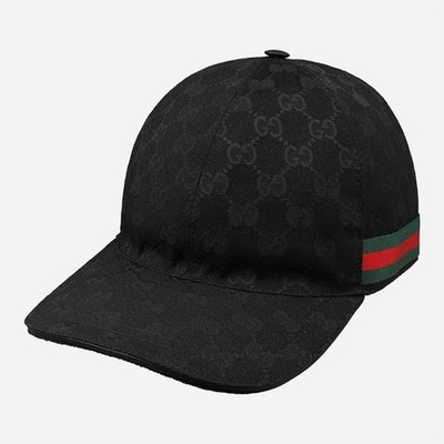 Gucci GG 6S GG Canvas Baseball Cap Schwarz 200035 KQWBG 1060 150700366