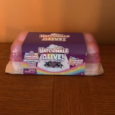 Hatchimals Alive Rainbow Splash Egg Carton 5 Eggs 10 Accessories
