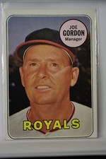 1969 Topps #484 Joe Gordon Kansas City Royals  Baseball Card 1 NMT-MT