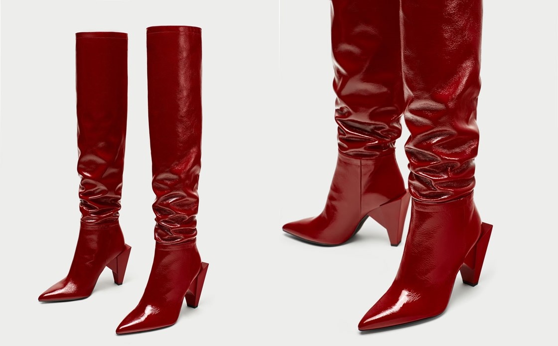 Details about ZARA BLOGGER OVERKNEE STIEFEL ROT LEDER BOOTS LEATHER RED 36 37 38 39 40 Details about ZARA BLOGGER OVERKNEE STIEFEL ROT LEDER BOOTS LEATHER RED 36 37 38 39 40