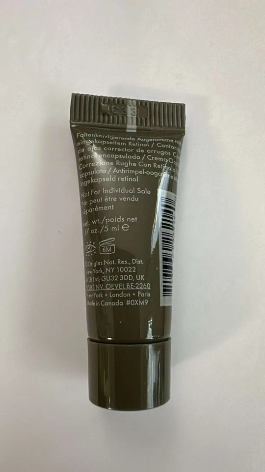 CREMA CORRECTORA DE ARRUGAS ORIGINS Plantscription con retinol 5 ml cada uno L12 Foto 3 de 3