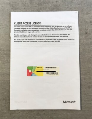 5er RDS OEM Device CALs WIN Server 2012 (Terminal Server, RDP, RDS)