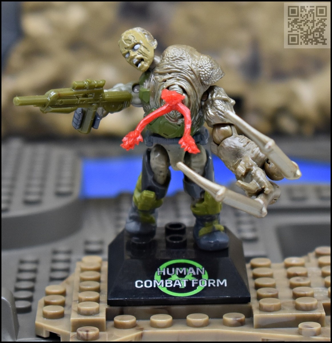 HALO MEGA CONSTRUX HUMAN FLOOD COMBAT FORM MINI FIGURE HNC50