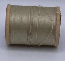 Fruit of the Loom pale green vintage 50’s Mercerized Thread on wooden spool