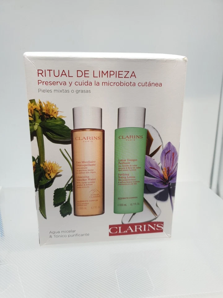 Clarins - Eau Micellaire Make-up-Entferner 200ml - Lotion Tonique Purifiante 2 - Bild 2 von 2