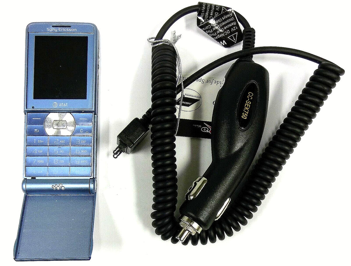 Sony Ericcson Walkman W350a - Ice Blue ( AT&T ) Rare Cellular