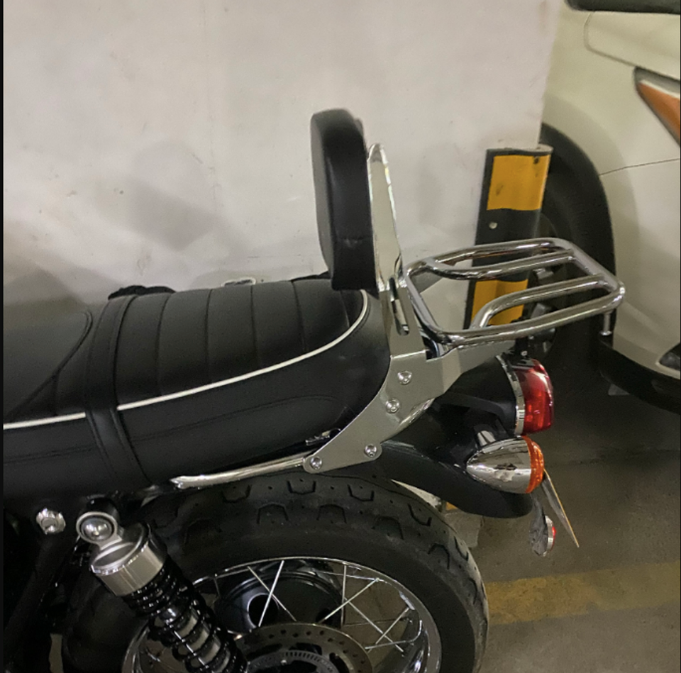 Backrest Sissy Bar for Triumph T100 T120 Street Scrambler Speed Twin 1723 eBay