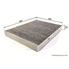 For Seat Ibiza Sportcoupe 6J1 1.2 Comline Activated Carbon Cabin Air Filter