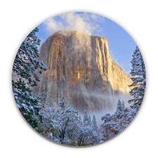 Yosemite Paperweight in Gift Box, 3 Inch Crystal Dome, Perfect for House